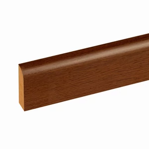 W-STEP listwa przypodłogowa do podłogi laminowanej, wzór dębu ciemnego, 2400x60x15 mm
