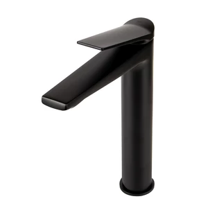 Tropez Black Podwyższona bateria umywalkowa