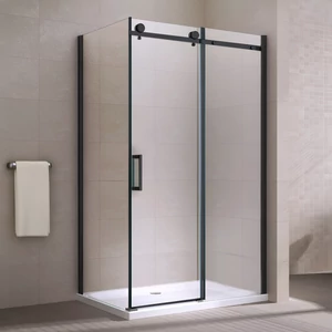 Milano Duo Black kabina prysznicowa 80x120, 195cm, 8mm