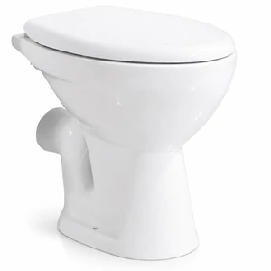 CORI || Miska WC z głębokim spłukiwaniem, ceramika, biały, odpływ poziomy