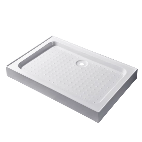 Almagro 80x100x13,5 cm Kwadratowy lub prostokątny brodzik akrylowy