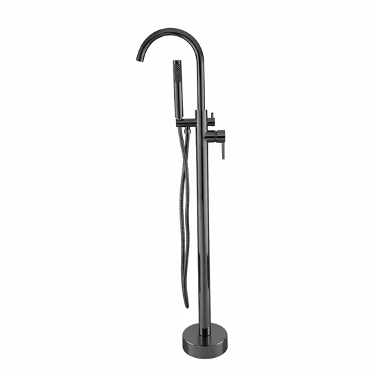 Korfu Gun Grey Wolnostojąca bateria wannowa