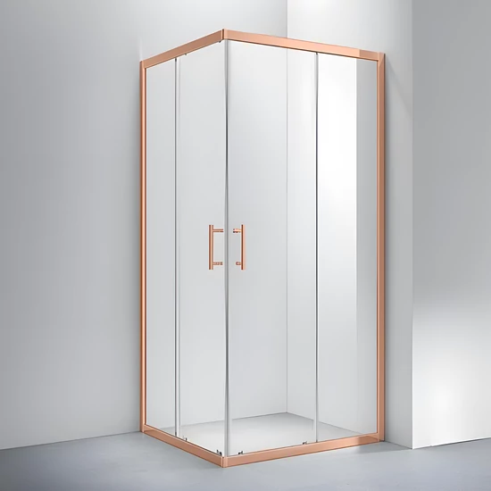 Motril Rose Gold kabina prysznicowa 80x80 190cm, 6mm NANO
