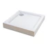 Almagro 80x80x13,5 cm Kwadratowy brodzik akrylowy z syfonem