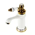 Izmir White & Gold Retro bateria umywalkowa