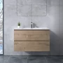 Obraz 1/5 -Catania Sonoma Szafka łazienkowa z umywalką 80cm
