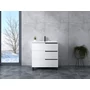 Obraz 1/3 -Torino White Szafka łazienkowa z umywalką 60cm