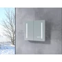 Obraz 1/3 -Sevilla White Dwudrzwiowa szafa z lustrem, LED 60 cm