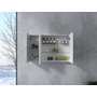 Obraz 2/3 -Vicenza White Trzydrzwiowa szafa z lustrem, LED 100 cm