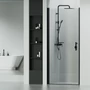 Obraz 4/4 -Madeira Black 80 drzwi prysznicowe otwierane, 190cm, 6mm