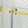 Obraz 2/4 -Milano Gold toló drzwi prysznicowe przesuwne, 120x195cm, 8mm