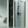 Obraz 4/4 -Westy Black 100 drzwi prysznicowe dwuskrzydłowe otwierane, 195cm, 6mm