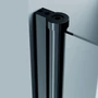 Obraz 2/4 -Westy Black 100 drzwi prysznicowe dwuskrzydłowe otwierane, 195cm, 6mm