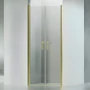 Obraz 1/4 -Westy Gold 80 dwuskrzydłowe drzwi prysznicowe otwierane, 195cm, 6mm