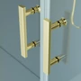Obraz 3/4 -Westy Gold 80 dwuskrzydłowe drzwi prysznicowe otwierane, 195cm, 6mm