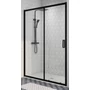 Obraz 4/5 -Elche Black 120 drzwi prysznicowe przesuwne, 190cm, 6mm
