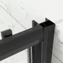 Obraz 2/5 -Elche Black 120 drzwi prysznicowe przesuwne, 190cm, 6mm