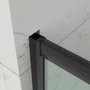 Obraz 3/5 -Elche Black 120 drzwi prysznicowe przesuwne, 190cm, 6mm