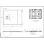Obraz 3/4 -Cagliari Black 80x100x2,6 cm Kwadratowy brodzik SMC