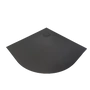Obraz 1/5 -Cagliari Black 80x80x2,6 cm Półokrągły brodzik SMC
