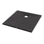 Obraz 2/11 -Cagliari Black 80x80x2,6 cm Kwadratowy brodzik SMC z syfonem