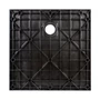 Obraz 5/11 -Cagliari Black 80x80x2,6 cm Kwadratowy brodzik SMC z syfonem