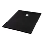 Obraz 2/12 -Cagliari Black 80x100x2,6 cm Kwadratowy brodzik SMC z syfonem