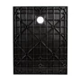 Obraz 5/12 -Cagliari Black 80x100x2,6 cm Kwadratowy brodzik SMC z syfonem