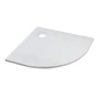 Obraz 2/11 -Cagliari White 80x80x2,6 cm Półokrągły brodzik SMC z syfonem