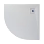 Obraz 4/11 -Cagliari White 80x80x2,6 cm Półokrągły brodzik SMC z syfonem