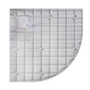 Obraz 6/11 -Cagliari White 80x80x2,6 cm Półokrągły brodzik SMC z syfonem