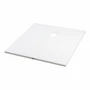 Obraz 2/12 -Cagliari White 80x80x2,6 cm Kwadratowy brodzik SMC z syfonem