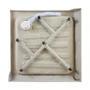 Obraz 6/11 -Almagro 80x80x13,5 cm Kwadratowy brodzik akrylowy z syfonem