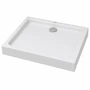 Obraz 1/11 -Almagro 80x120x13,5 cm Kwadratowy lub prostokątny brodzik akrylowy z syfonem