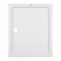 Obraz 3/11 -Almagro 80x120x13,5 cm Kwadratowy lub prostokątny brodzik akrylowy z syfonem