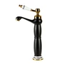 Obraz 2/4 -Izmir Black & Gold Podwyższona retro bateria umywalkowa