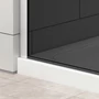 Obraz 4/5 -Walk-in Chrome ścianka prysznicowa, z przydymionym szkłem 110, 200cm, 8mm