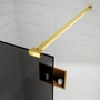 Obraz 2/5 -Walk-in Gold ścianka prysznicowa, z przydymionym szkłem 80, 200cm, 8mm
