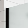 Obraz 3/5 -Walk-in Black ścianka prysznicowa, ze szkłem matowym, trawionym kwasem 50, 200cm, 8mm