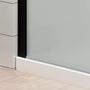 Obraz 4/5 -Walk-in Black ścianka prysznicowa, ze szkłem matowym, trawionym kwasem 50, 200cm, 8mm