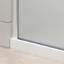 Obraz 4/5 -Walk-in Chrome ścianka prysznicowa, ze szkłem matowym, trawionym kwasem 50, 200cm, 8mm