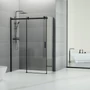 Obraz 4/4 -Milano Duo Black kabina prysznicowa 80x120, 195cm, 8mm