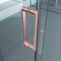 Obraz 3/4 -Milano Duo Rose Gold kabina prysznicowa 80x120, 195cm, 8mm
