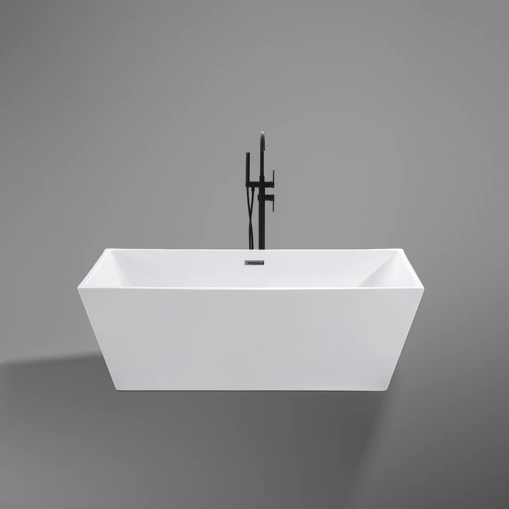 CUBE wanna wolnostojąca, biała, 170x75x58 cm