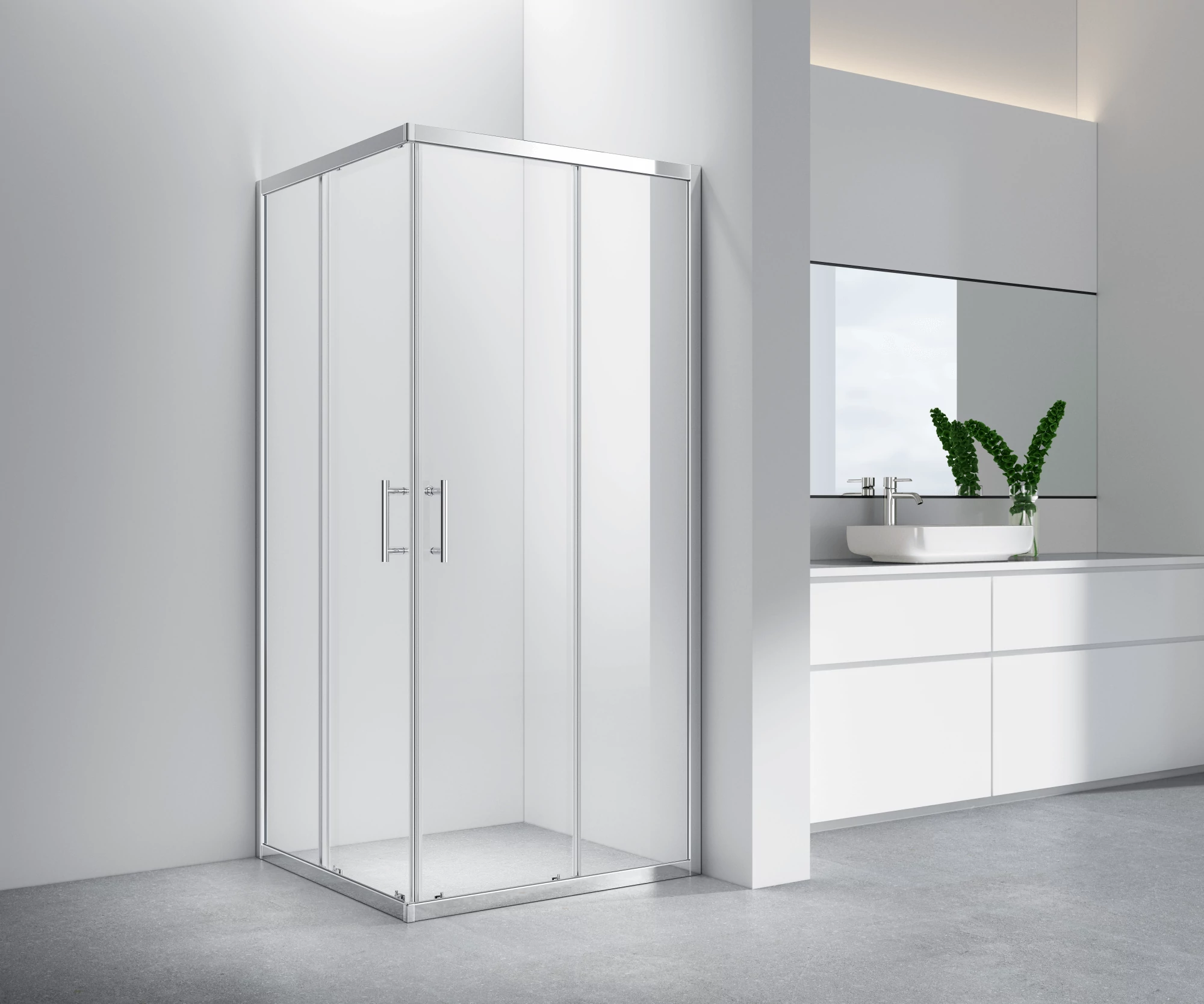 Motril kabina prysznicowa 90x90, 190cm, 6mm